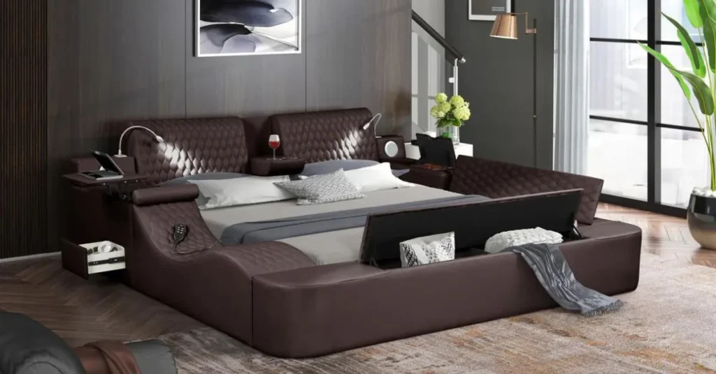 zoya king bed