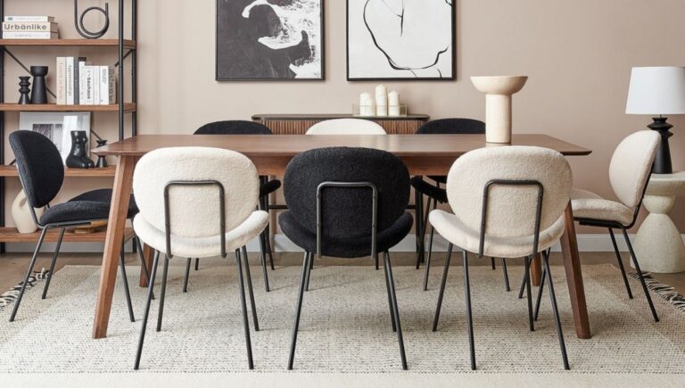 Boucle Dining Chairs Elevating Your Dining Experience