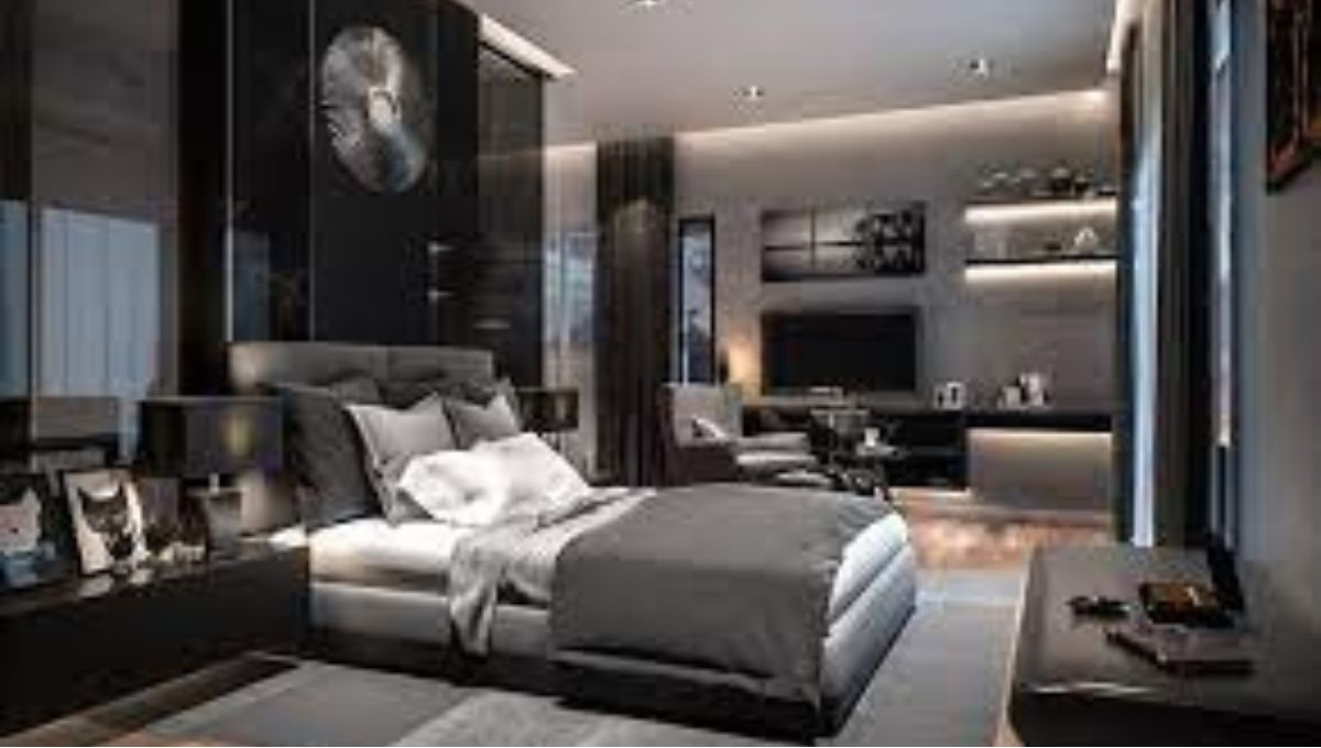 Black Modern Bed