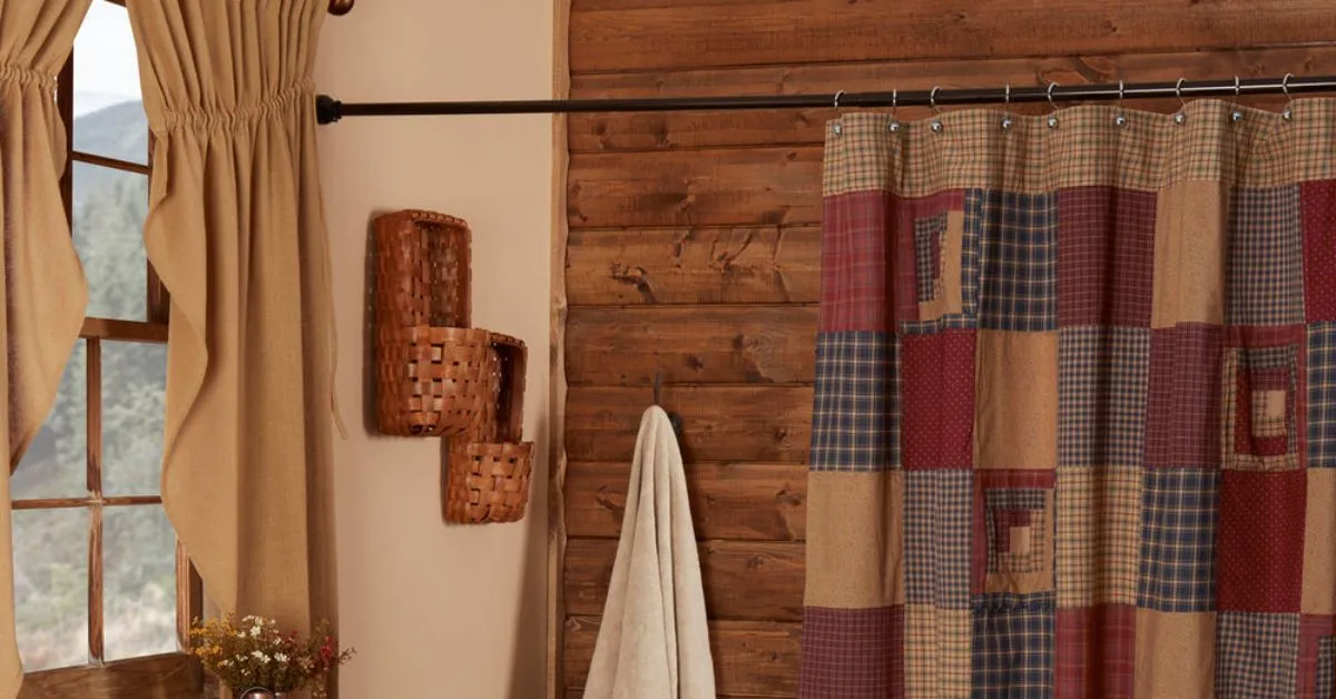 Rustic Shower Curtains