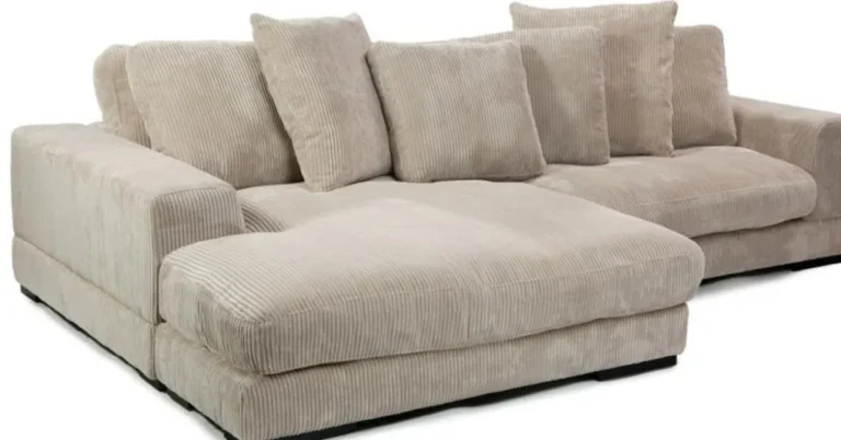 Corduroy Sectional Adding Comfort and Style to Your Living Space