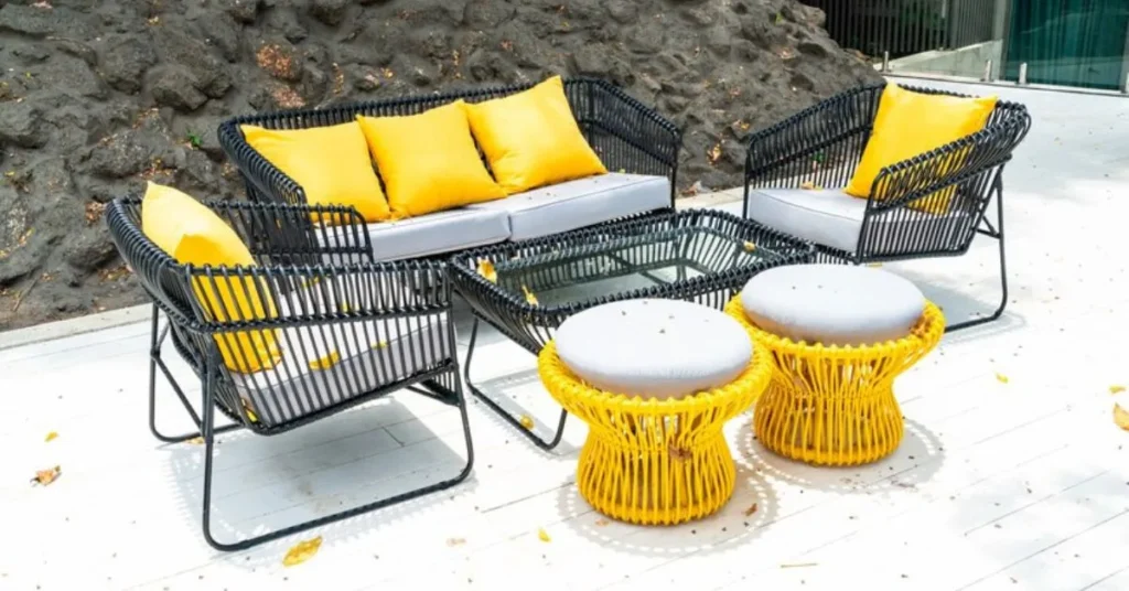 Cushionless Patio Furniture