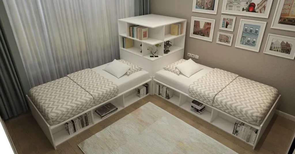 Corner Twin Beds
