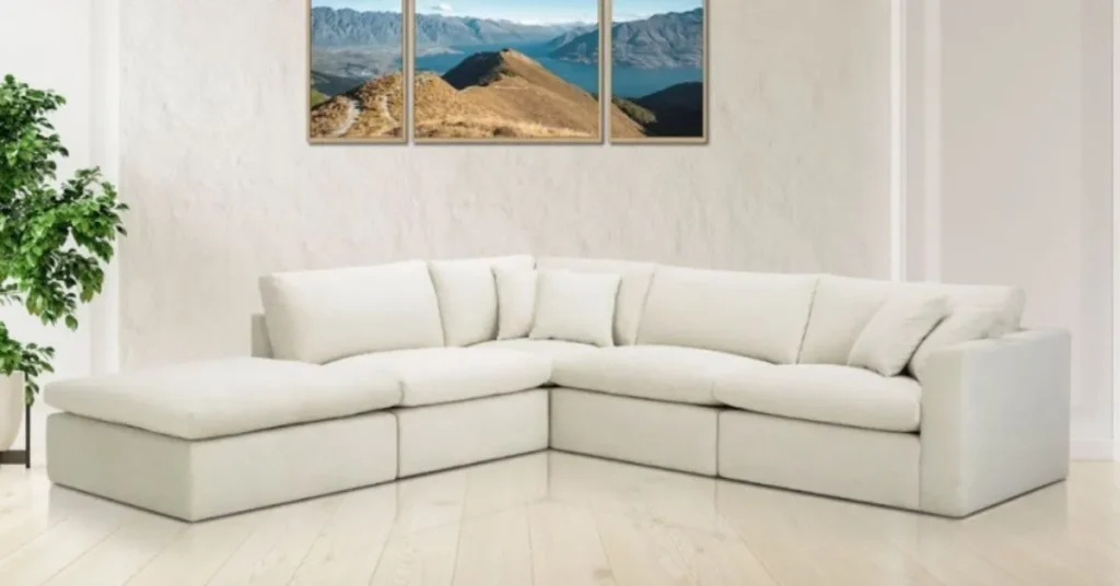Cream Sectional