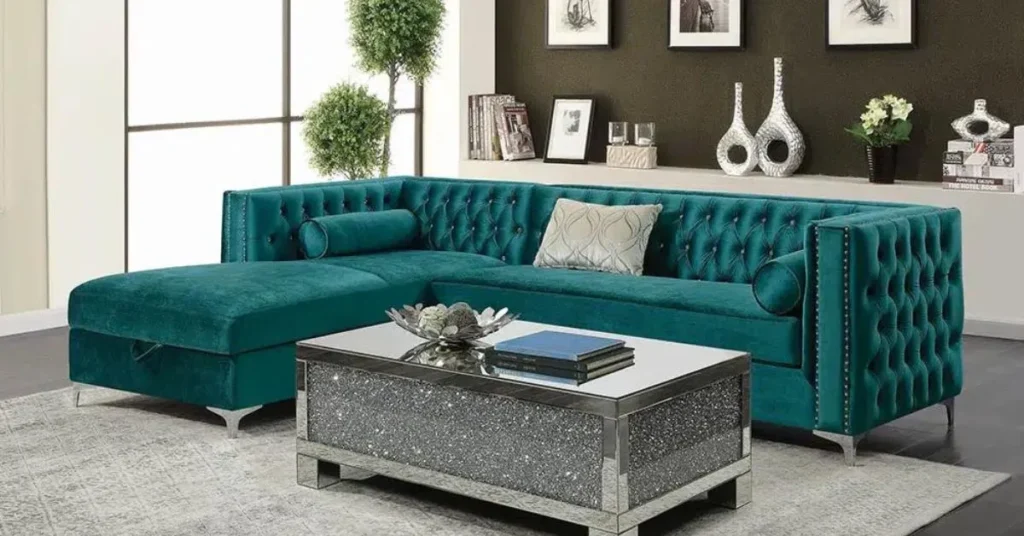 Velvet Sectional Sofa