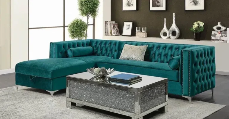 Velvet Sectional Sofa A Luxurious Addition to Your Living Space