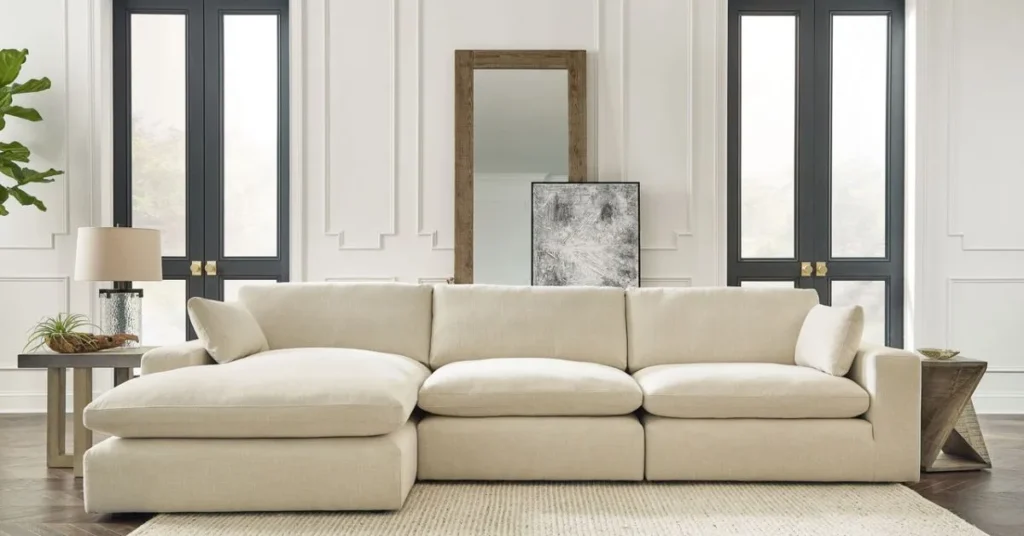 Elyza Linen Sectional
