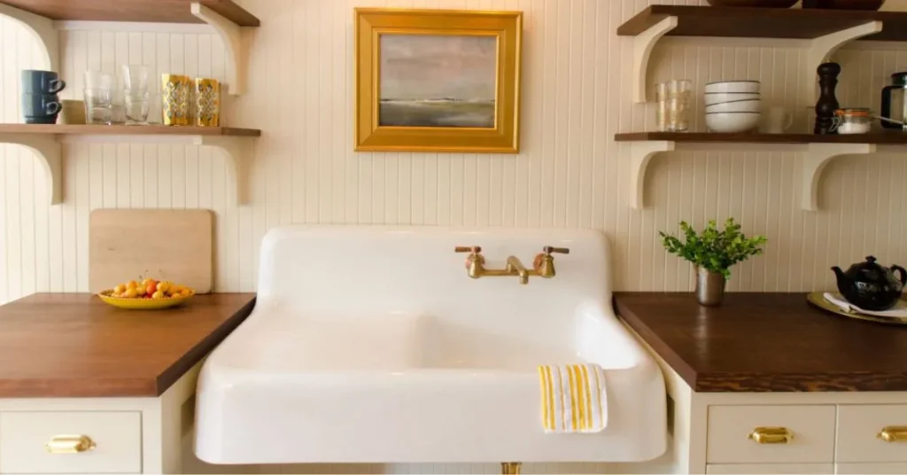 Farm Sink with Drainboard
