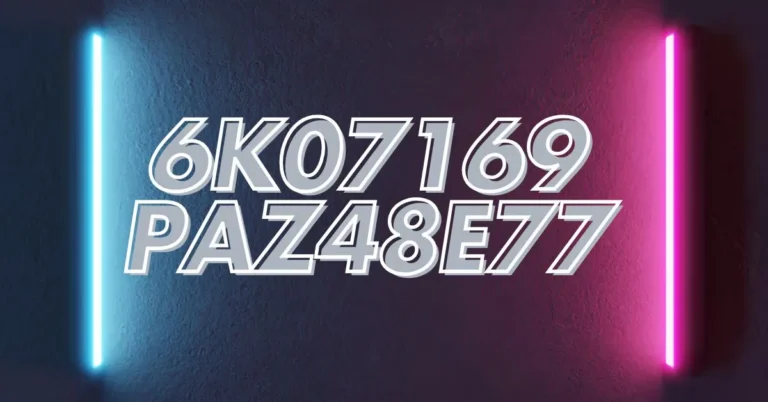 6K07169PAZ48E77