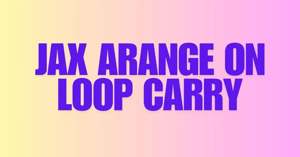 Jax Arange on Loop Carry