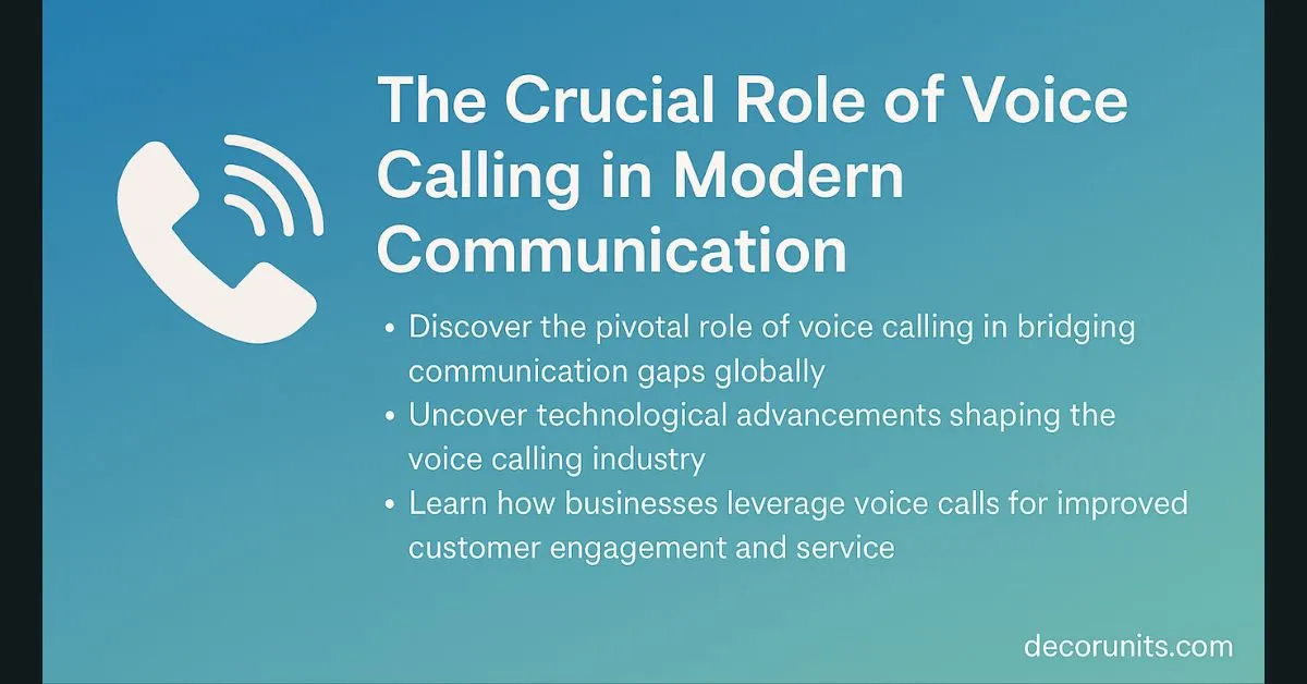 Voice Calling