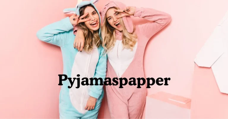 Soft cotton pyjamaspapper folded neatly on a bed