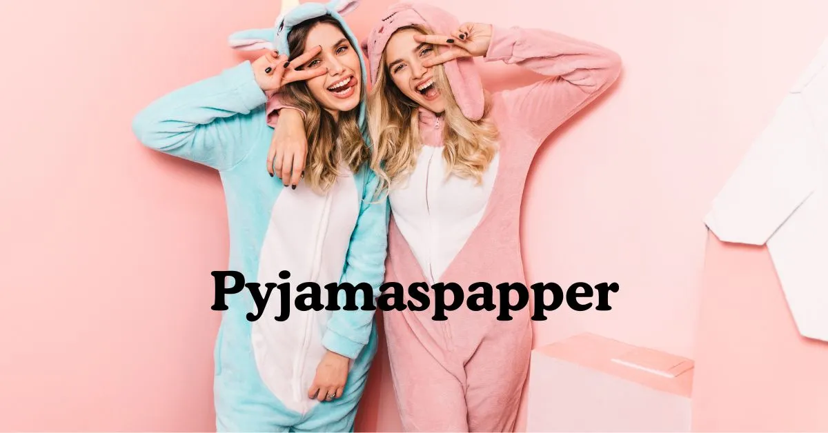 Soft cotton pyjamaspapper folded neatly on a bed