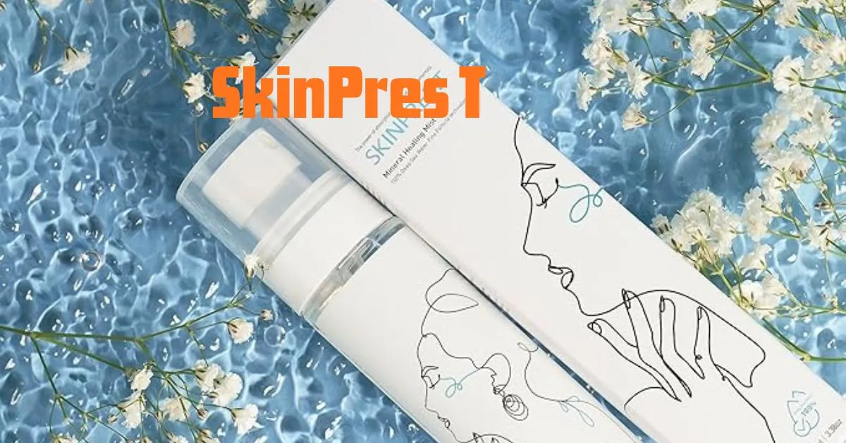 SkinPres T serum bottle with dropper