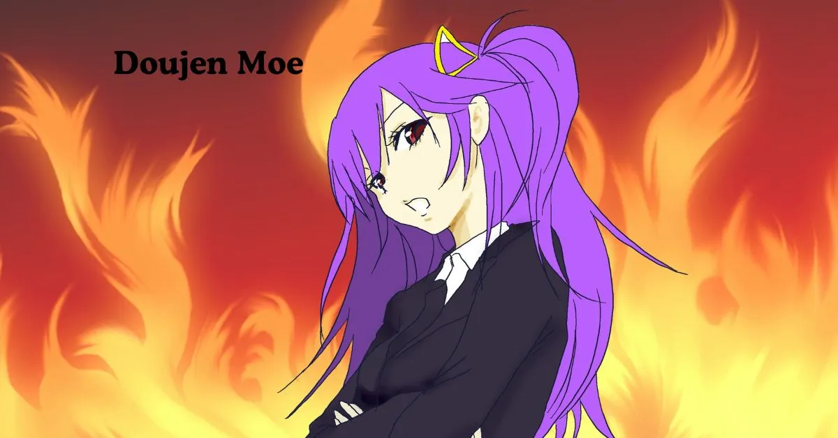Doujen moe anime illustration character