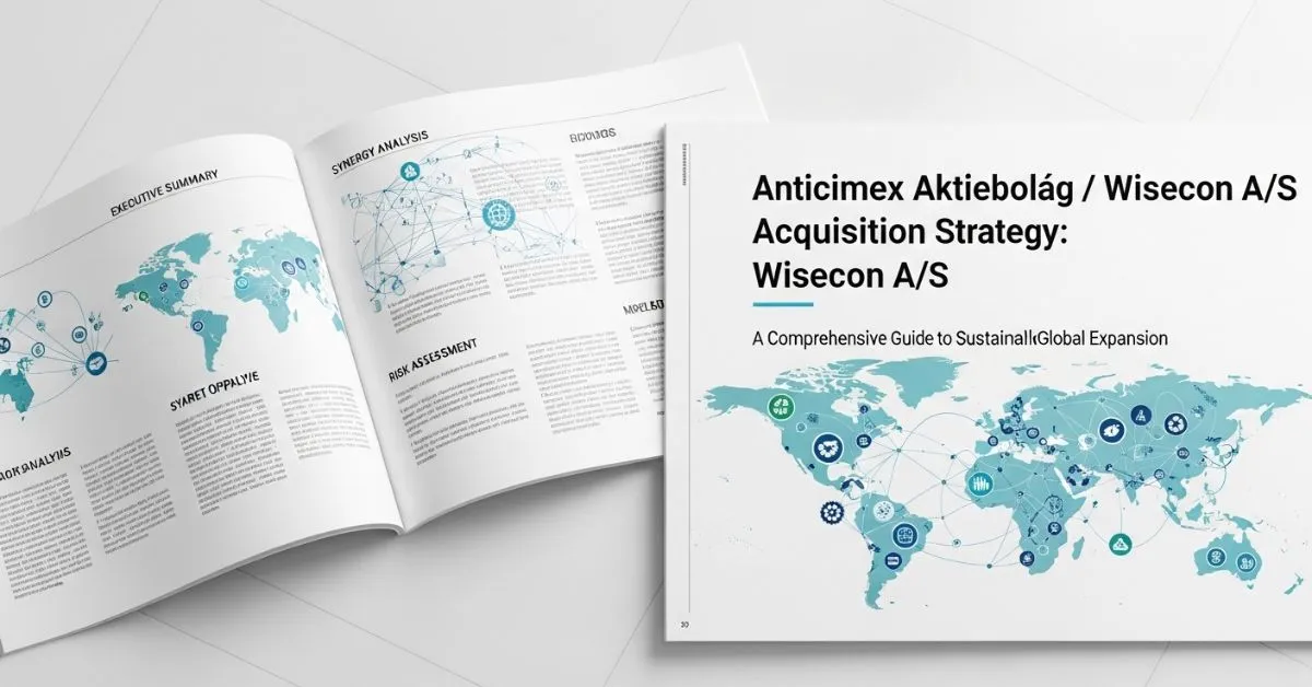 Anticimex Aktiebolag / Wisecon A/S Förvärvsstrategi: A Comprehensive Guide to Sustainable Global Expansion