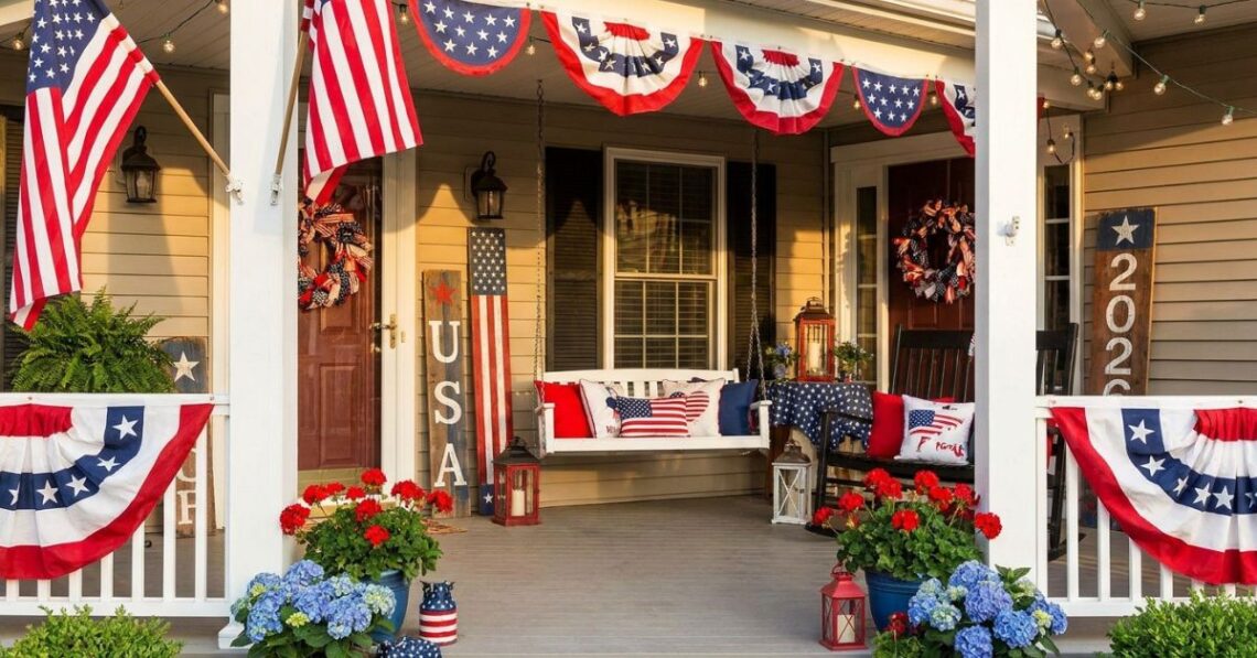 25 Stunning 4th of July Porch Decor Ideas for 2026